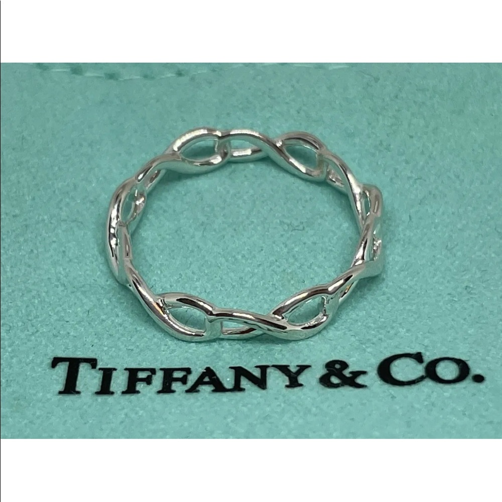 Tiffany & Co Multi Infinity Loving Stackable sz 7